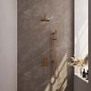 Brauer Edition 5-GK-062 thermostatic concealed rain shower 3-way diverter SET 39 copper brushed PVD