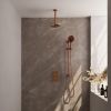 Brauer Edition 5-GK-072 thermostatic concealed rain shower 3-way diverter SET 47 copper brushed PVD