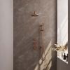 Brauer Edition 5-GK-078 thermostatic concealed rain shower SET 15 copper brushed PVD