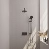 Brauer Edition 5-GM-178 thermostatische inbouw regendouche met drukknoppen SET 67 gunmetal geborsteld PVD