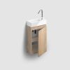 Clou InBe IB0716703663 Unterschrank für Flush 3 und InBe set 3 Handwaschbecken, Eiche griechisch