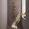 Brauer Carving 5-GG-087-2 body thermostatic rain shower SET 02 gold brushed PVD