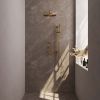Brauer Carving 5-GG-112 thermostatische inbouw regendouche SET 16 goud geborsteld PVD