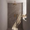 Brauer Carving 5-GG-126 thermostatic concealed rain shower 3-way diverter SET 30 gold brushed PVD