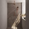 Brauer Carving 5-GK-119 thermostatic concealed rain shower SET 23 copper brushed PVD