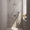 Brauer Carving 5-NG-193 thermostatic concealed rain shower with push buttons SET 58 stainless steel brushed PVD