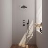 Brauer Carving 5-S-098 thermostatische inbouw regendouche SET 02 mat zwart