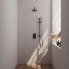 Brauer Carving 5-S-133 thermostatic concealed rain shower 3-way diverter SET 37 matte black