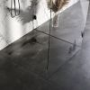 Brauer DR-MRF100GM douchegoot met multifunctioneel rooster en flens 7 x 100cm gunmetal geborsteld PVD