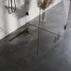 Brauer DR-MRF70S douchegoot met multifunctioneel rooster en flens 7 x 70cm mat zwart