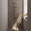 Brauer Edition 5-GG-007-4 body thermostatic rain shower SET 04 gold brushed PVD