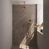 Brauer Edition 5-GG-060 thermostatic concealed rain shower 3-way diverter SET 35 gold brushed PVD