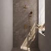 Brauer Edition 5-GG-070 thermostatic concealed rain shower 3-way diverter SET 43 gold brushed PVD