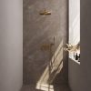 Brauer Edition 5-GG-163 thermostatic concealed rain shower with push buttons SET 52 gold brushed PVD