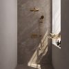 Brauer Edition 5-GG-179 thermostatic concealed rain shower with push buttons SET 68 gold brushed PVD