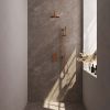 Brauer Edition 5-GK-062 thermostatic concealed rain shower 3-way diverter SET 39 copper brushed PVD
