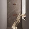 Brauer Edition 5-GK-162 thermostatic concealed rain shower with push buttons SET 51 copper brushed PVD