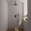 Brauer Edition 5-S-055 thermostatic concealed rain shower 3-way diverter SET 30 matte black