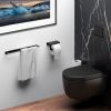 Clou Fold CL090402921 toilet roll holder with cover matt black