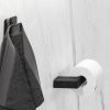 Geesa Shift Black 919909-06-R toiletrolhouder zonder klep (rechts) mat zwart