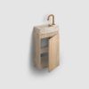 Clou InBe IB0716703663 Unterschrank für Flush 3 und InBe set 3 Handwaschbecken, Eiche griechisch