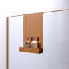 Brauer 5-GK-228 shower rack hanging with glass clamp copper brushed pvd