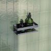 Brauer 5-NG-224 shower rack 23cm stainless steel brushed pvd