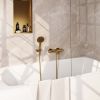 Brauer Carving 5-GG-085-4 body bath shower thermostatic mixer SET 04 gold brushed PVD