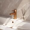Brauer Carving 5-GK-001-HD6 low body basin mixer model A copper brushed PVD