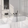 Brauer Carving 5-GM-214 thermostatic concealed bath mixer with push buttons SET 03 gunmetal brushed PVD