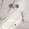 Brauer Edition 5-CE-083-S2-65 concealed basin mixer with straight spout and rosettes model A2 chrome
