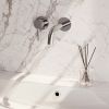Brauer Edition 5-CE-083 concealed basin mixer with curved spout and rosettes model A2 chrome