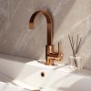 Brauer Edition 5-GK-003-S3 high body basin mixer with swivel flat spout model A copper brushed PVD