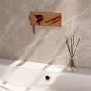 Brauer Edition 5-GK-083-S2 concealed basin mixer with straight spout and cover plate model A2 copper brushed PVD