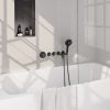Brauer Edition 5-GM-023 thermostatic concealed bath mixer SET 02 gunmetal brushed PVD