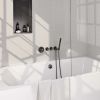 Brauer Edition 5-GM-046 thermostatic concealed bath mixer SET 01 gunmetal brushed PVD