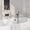 Brauer Edition 5-GM-208 thermostatische inbouw badkraan met drukknoppen SET 03 gunmetal geborsteld PVD