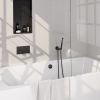 Brauer Edition 5-S-208 thermostatic concealed bath mixer with push buttons SET 03 matt black