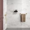 Geesa Opal Brushed Gold 917207-07-45 handdoekrek 45 cm geborsteld goud