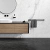 Geesa Shift Black 919907-06-60 handdoekrek mat zwart