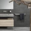 Geesa Shift Brushed Stainless Steel 919907-05-60 handdoekrek RVS geborsteld