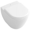Villeroy en Boch Subway Compact 9M66S1R2 toiletzitting met deksel wit (Star White CeramicPlus) *niet meer leverbaar*