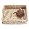 Decor Walther Basket 0931991 BASKET TAB 1 bowl/ tray rattan light colored