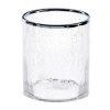 Decor Walther Crack 0933300 CR AB afvalbak craquelé glas/ chroom