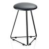 Decor Walther 0508760 DW 71 stool faux leather matte black