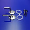 Duravit Starck 3 0061121000 scharnierset voor toiletzitting Starck 3 006381