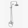 Fima Carlo Frattini Elizabeth F50842OR bath faucet surface mounted 2 handle with shower set gold