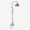 Fima Carlo Frattini Olivia F50052BR surface mounted shower valve 2 handle with shower set bronze