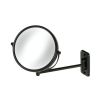 Geesa Mirror Cosmetic 91108506 magnifying mirror 1x and 3x matt black