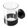 Geesa Nemox Black 91650206 Zahnputzbecherhalter mattschwarz